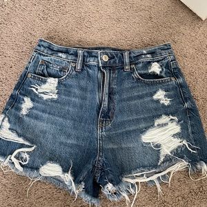 High waist mom shorts